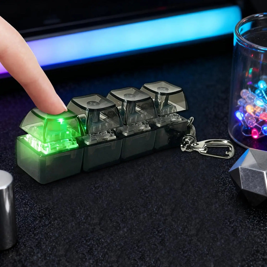 Satisfying Pocket Keyboard Clicker Fidget Toy