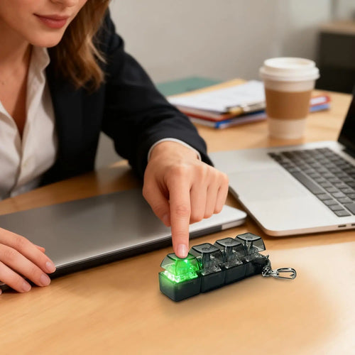 Satisfying Pocket Keyboard Clicker Fidget Toy